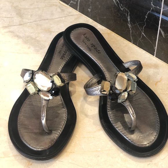 Kate Spade jeweled sandals - Picture 1 of 7